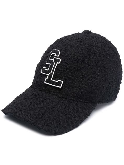 cappello yves saint laurent baseball|Shop Saint Laurent Logo Baseball Cap .